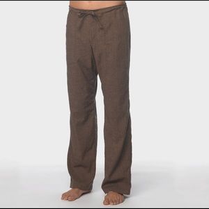 Prana Sutra Brown Drawstring Yoga Pant L